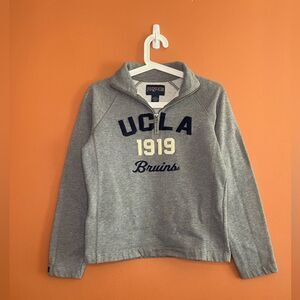 UCLA 1919 Bruins Quarter Zip Long Sleeve Sweater Womens Size S